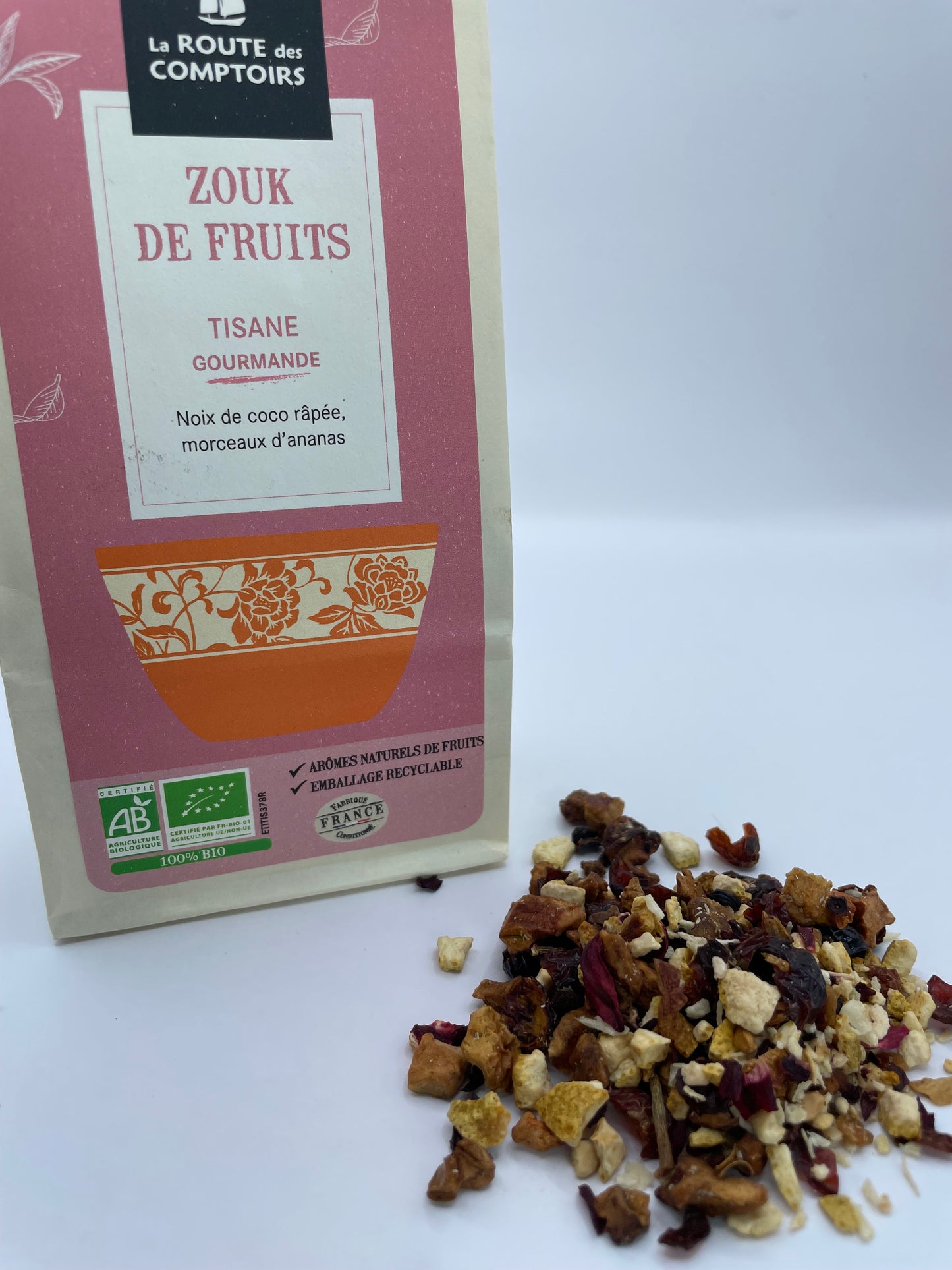 TISANE LA ROUTE DES COMPTOIRS - ZOUK DE FRUITS